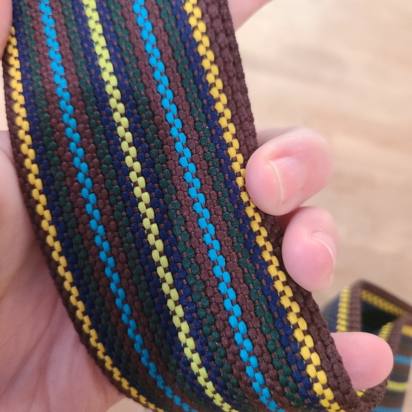 Consuela Adjustable Wide Striped Multicolor Bag Strap - Picture 3 of 9